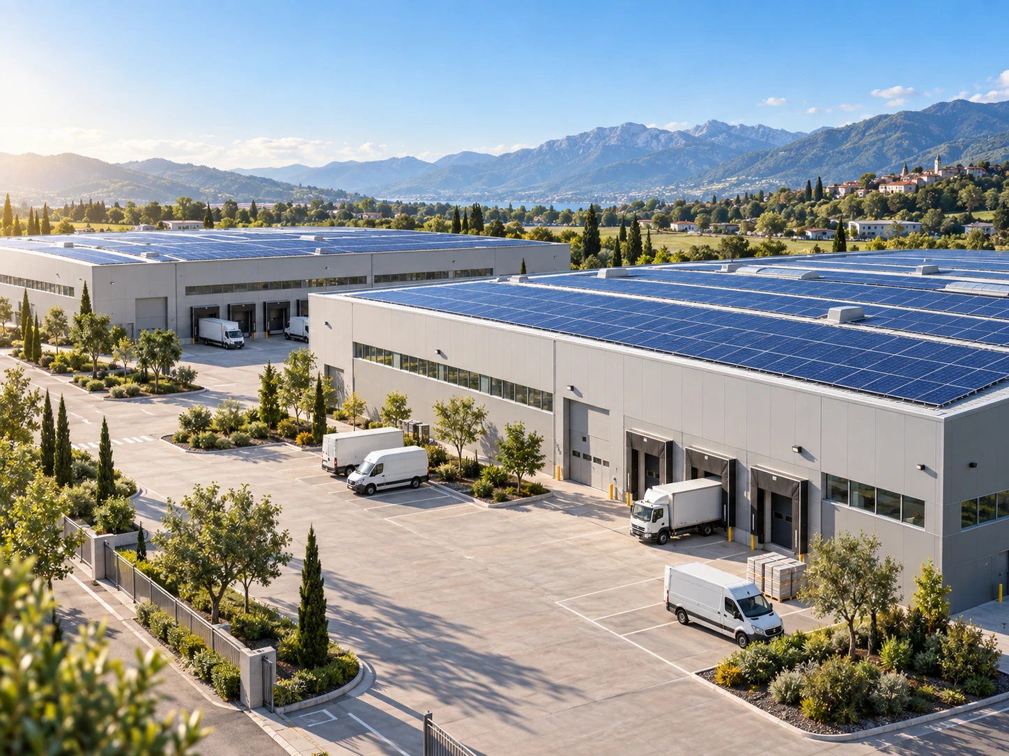 Coperture di capannoni con pannelli fotovoltaici